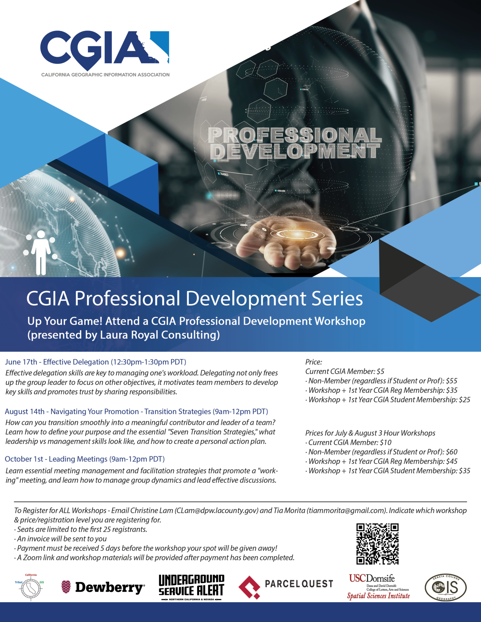 Up Your Game! Attend a CGIA Professional Development