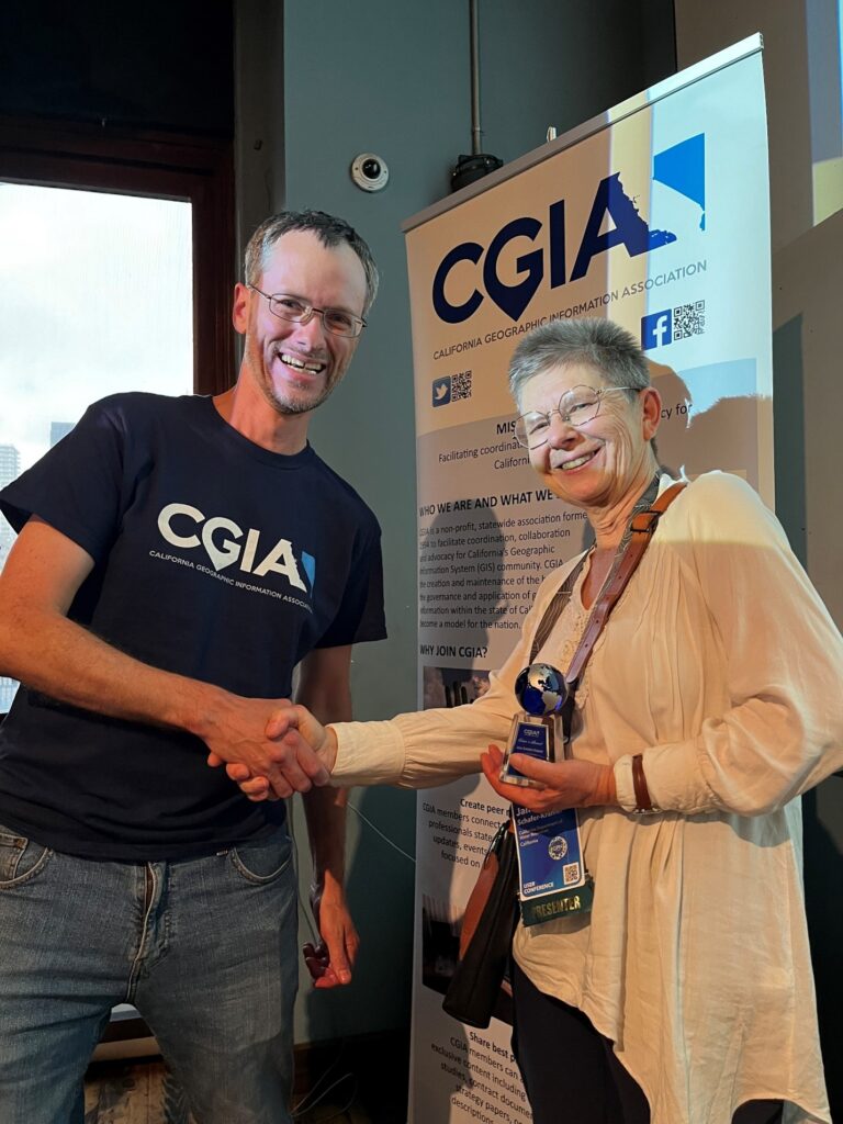 Jane Schafer-Kramer receives the Chair's Award at the 2025 CGIA Awards